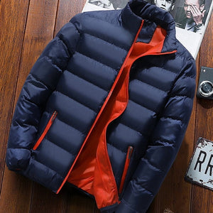 2019 Men Casual Hooded Parka Salomon Printed Winter
